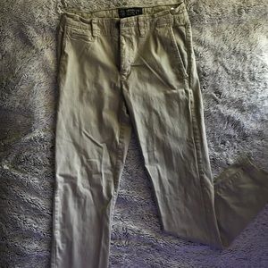 American Eagle flex skinny grey khakis 29x32
